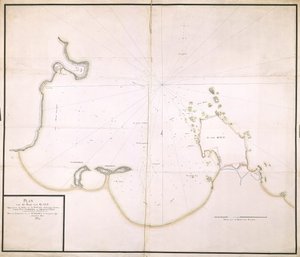 Plano de la bahía de Gale